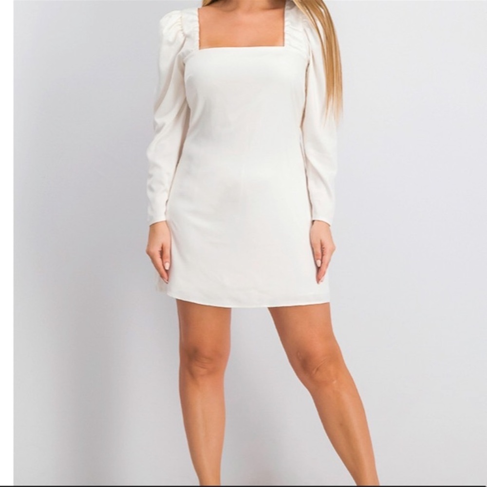danielle bernstein Weworewhat long sleeves satin dress